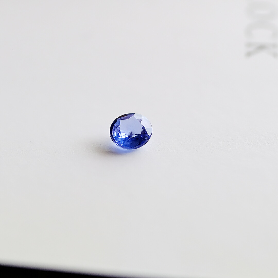 ★SALE★【コバルトブルー スピネル】NATURAL COBALT BLUE SPINEL / 0.62ct / 天然非加熱スピネル / 1点物 希少 オーバルカット 【送料無料 / 鑑別書付】【クーポン対象外】の商品画像_2