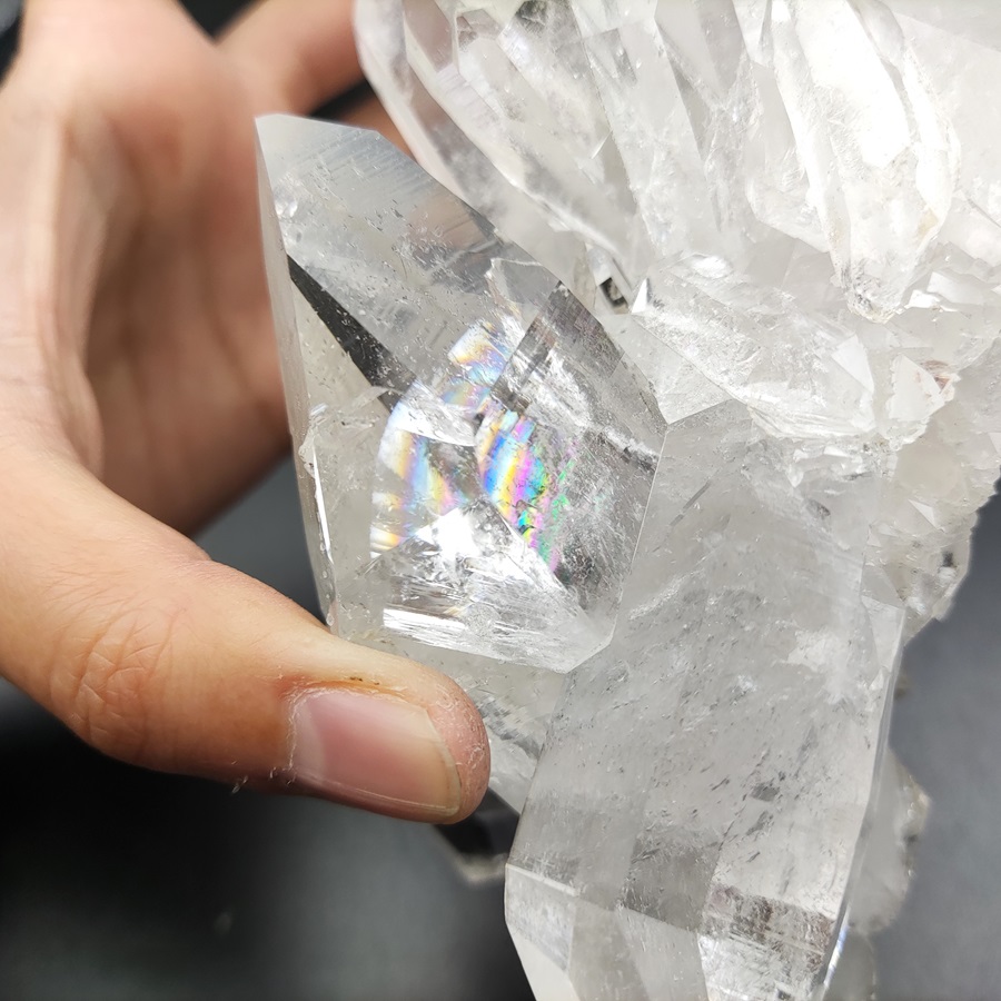 超美品！アーカンソー産水晶クラスター 約1200gの商品画像_2