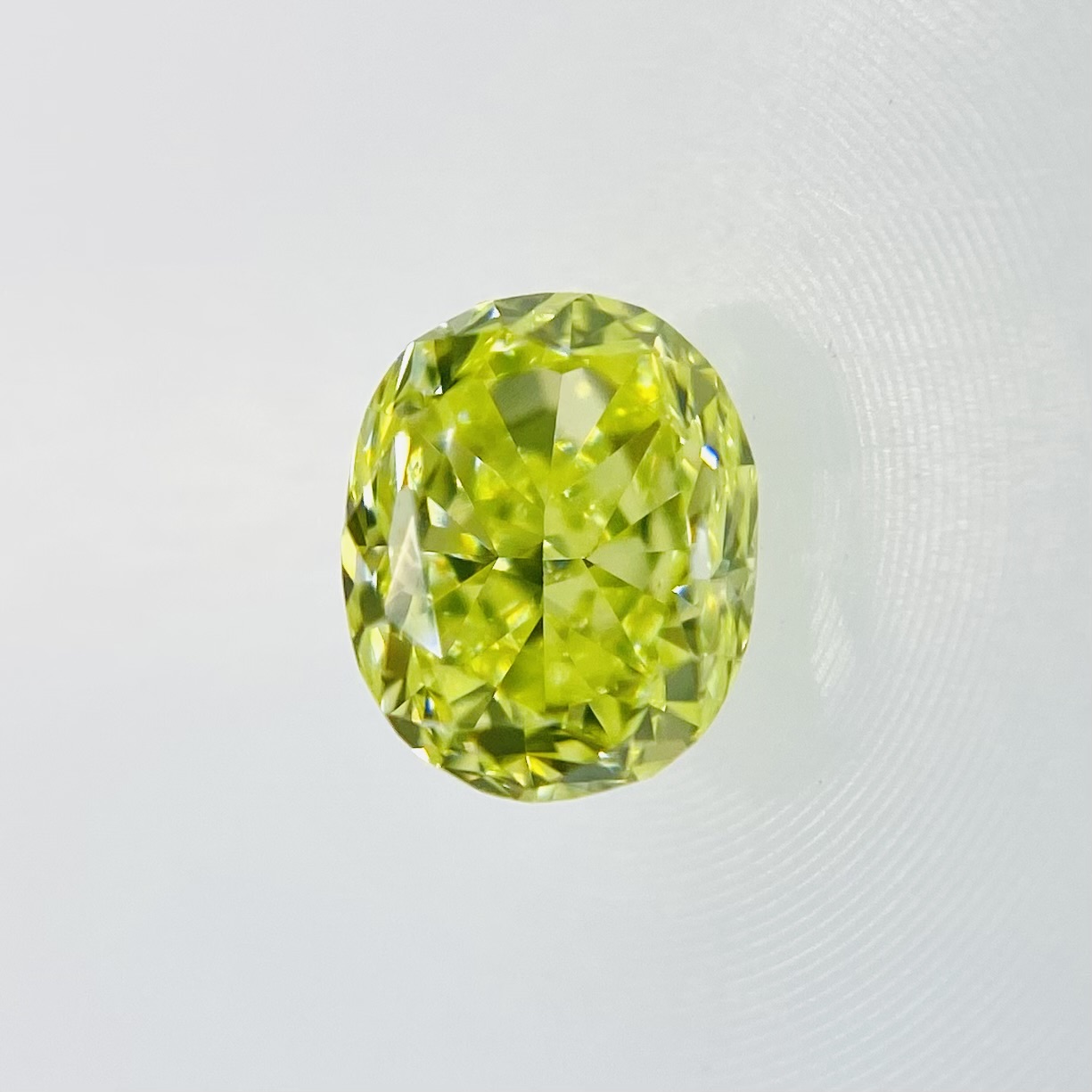 FANCY INTENSE YELLOW GREEN 0.169ct OV/RT2081/CGLの商品画像_5