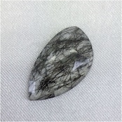 ブラックルチルクォーツ ReA11-0724 ルース カット カット石 天然石 裸石 宝石 ジュエリー 加工 可能の商品画像_2