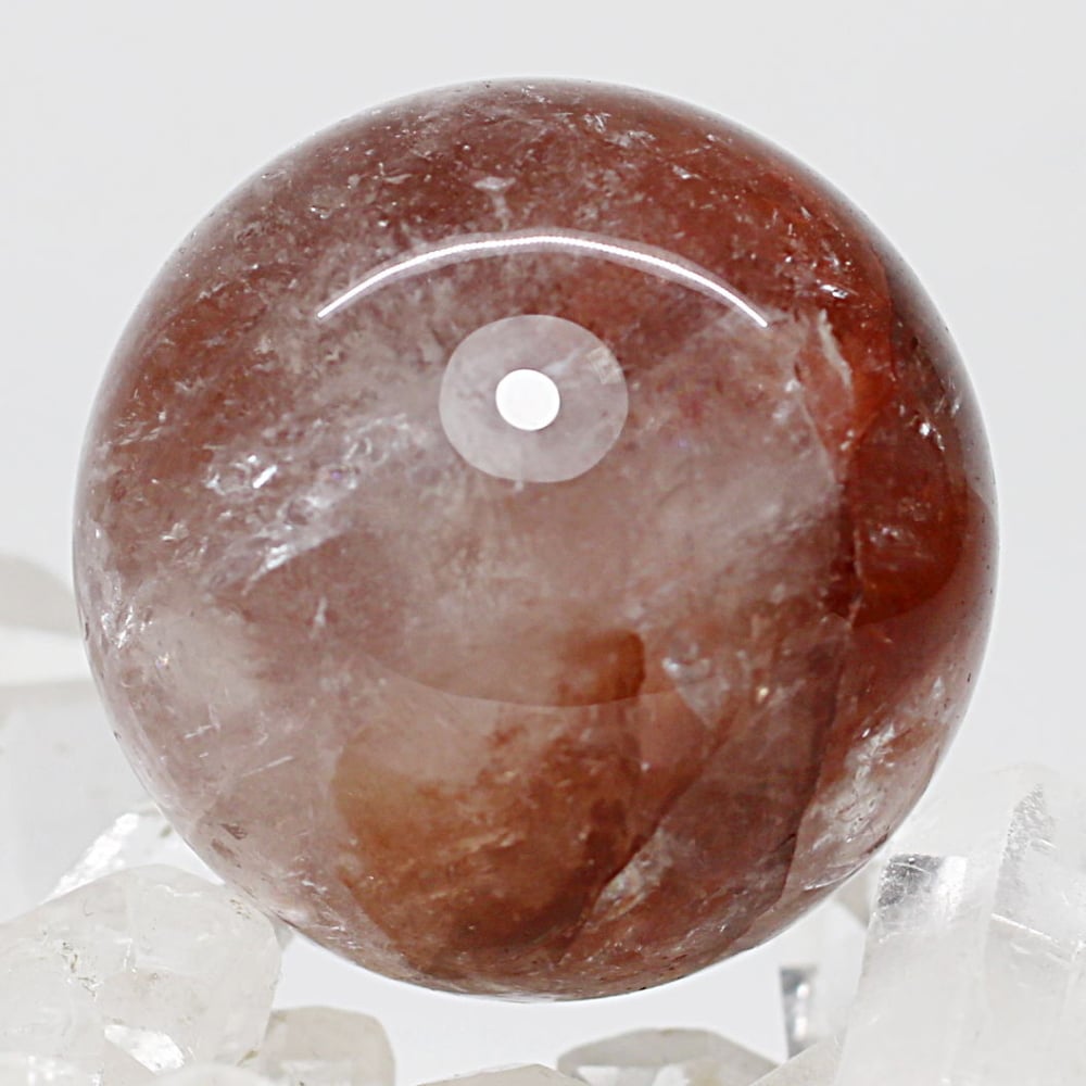 インド/マニカラン産ヒマラヤ水晶丸玉/スフィア（直径36.2mm）の商品画像_5