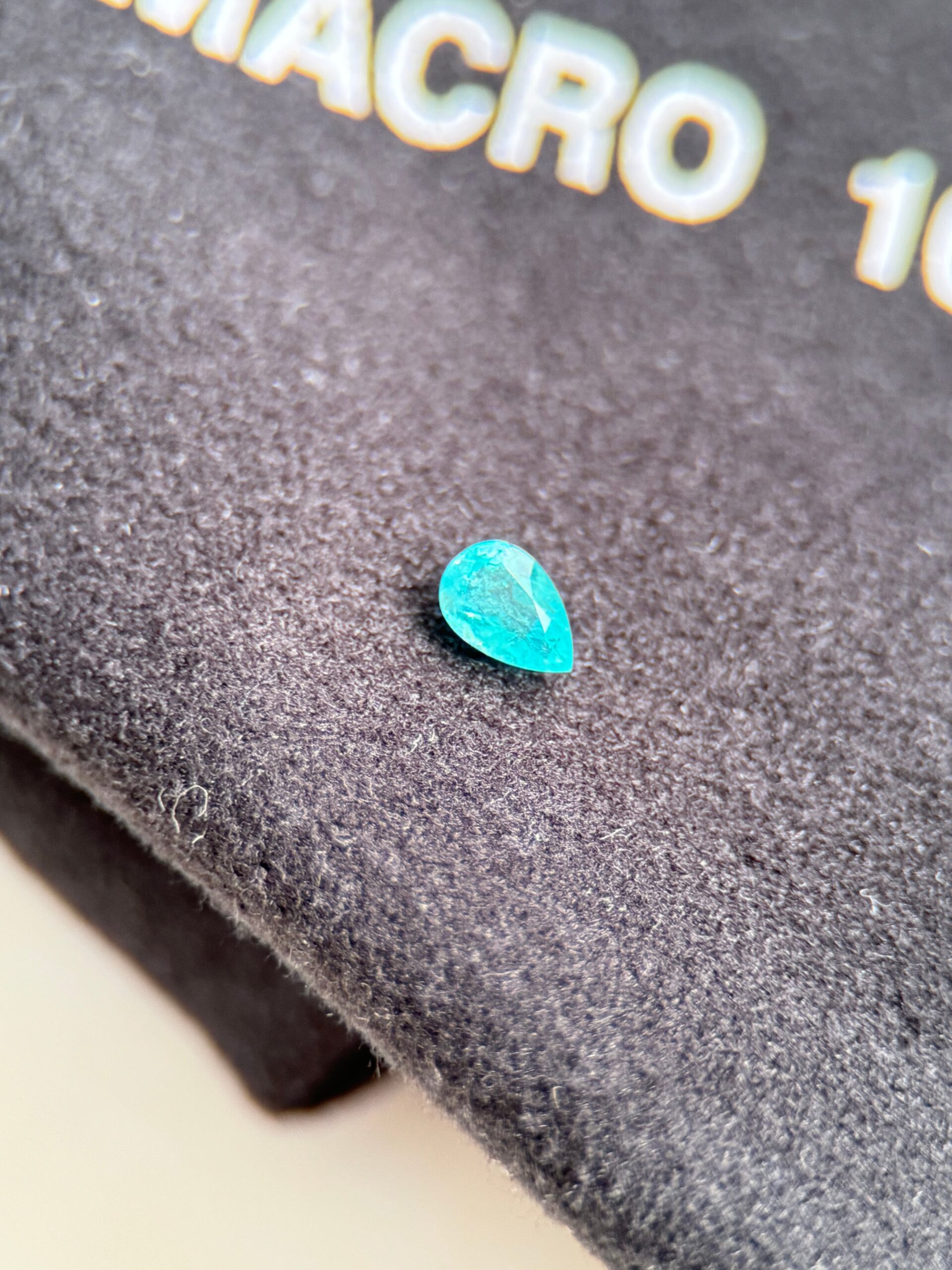 パライバトルマリン 0.18ct ペアシェイプの商品画像_2