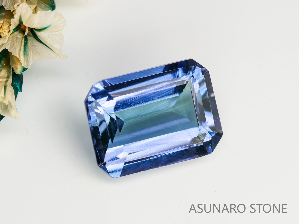 バイカラータンザナイト エメラルドカット タンザニア産 1.67ct【240205-1968】の商品画像_5