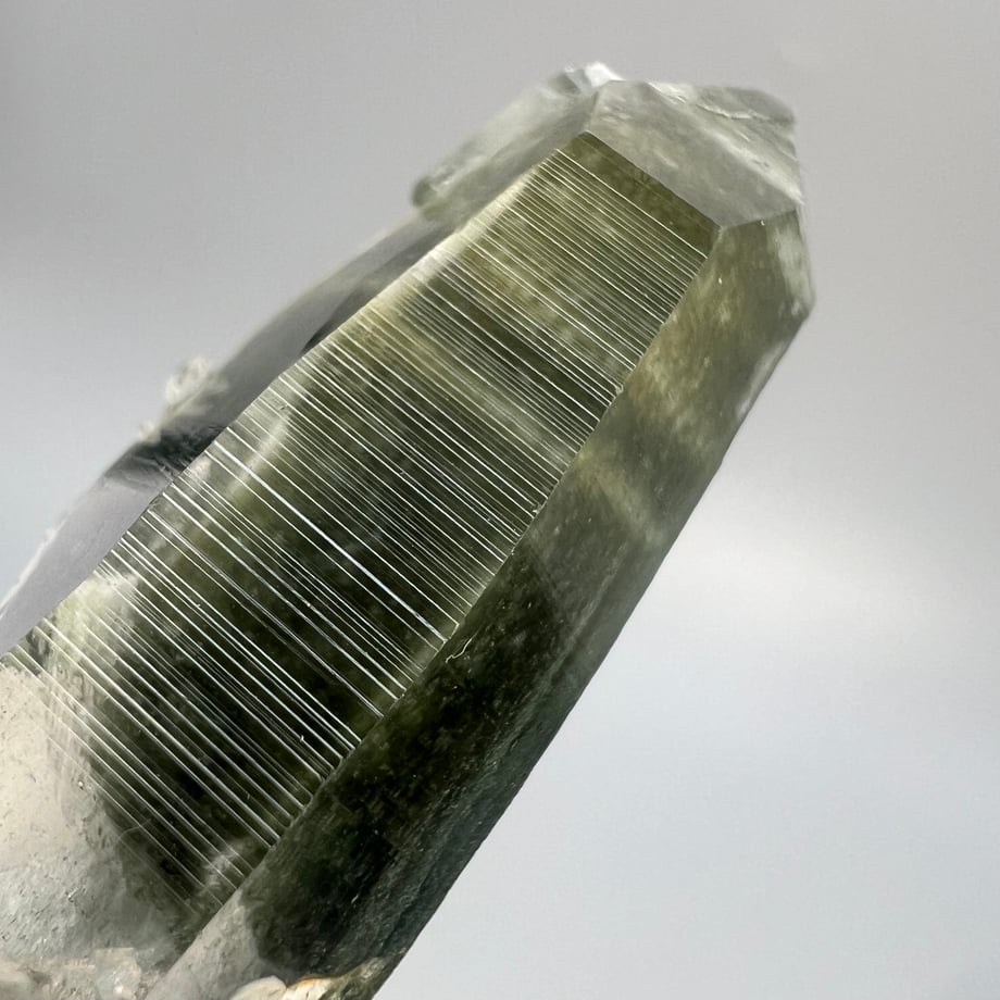 ガネッシュヒマール産クローライトイン天然ヒマラヤ水晶ポイント/Ganesh Himal Chlorite in Himalayan Quartz Mini Pointの商品画像_12