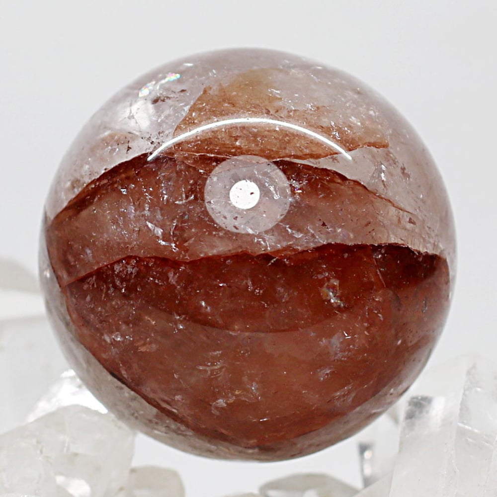 インド/マニカラン産ヒマラヤ水晶丸玉/スフィア（直径36.2mm）の商品画像_7