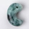 一点もの【プレミアム・白に濃緑色・艶美麗】（プレミアム濃緑色ヒスイ）糸魚川天然翡翠勾玉, の商品画像_8
